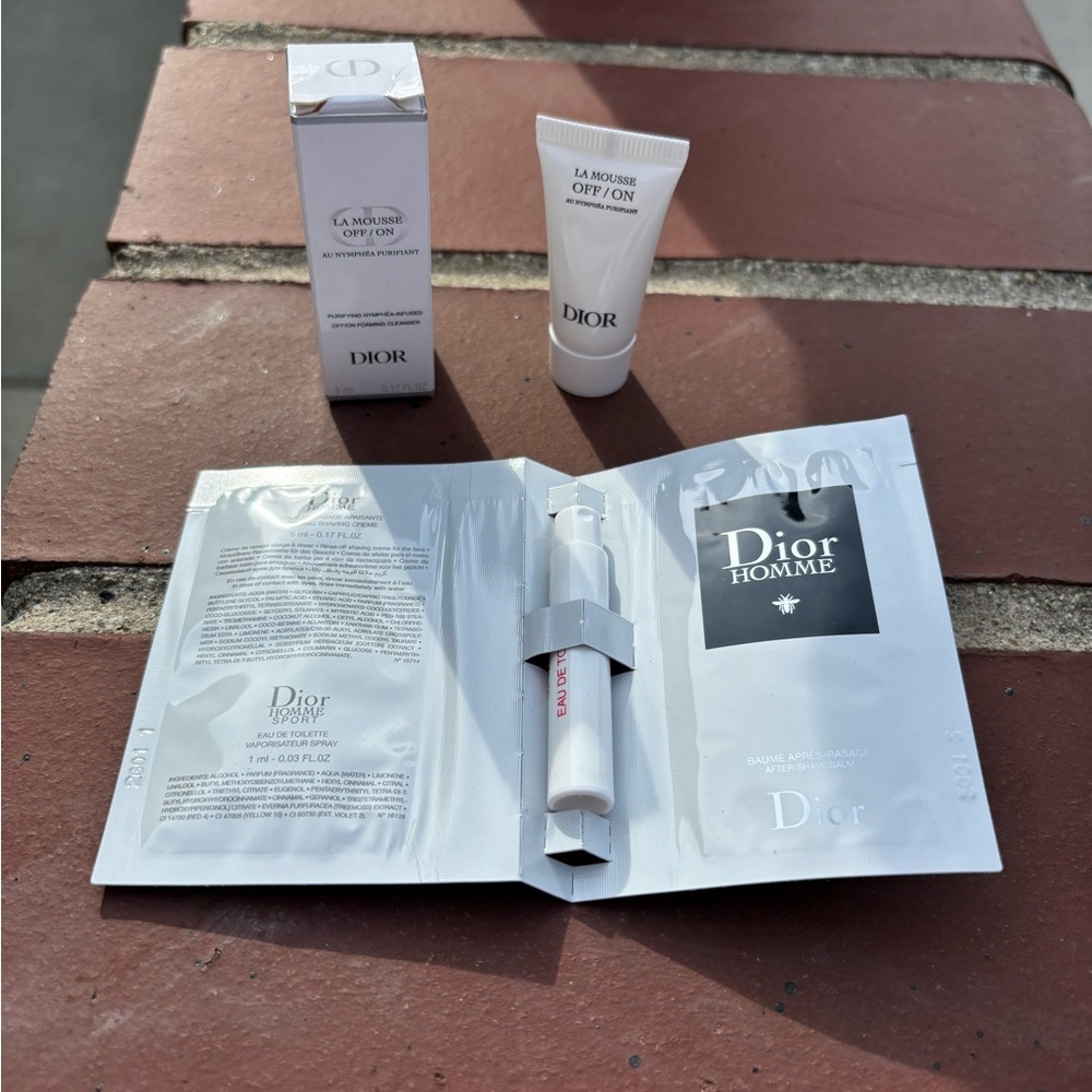 Dior Homme Shaving Set - White and Gray